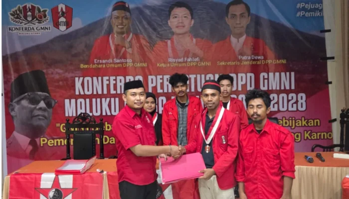 KONFERDA III DPD GMNI MALUKU UTARA, Arjun Ongga Terpilih sebagai Ketua DPD
