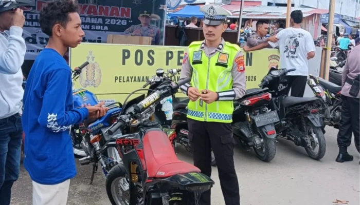 Sehari Ramadhan, Polres Sula Gelar Operasi Penertiban Kanalpot Bodong
